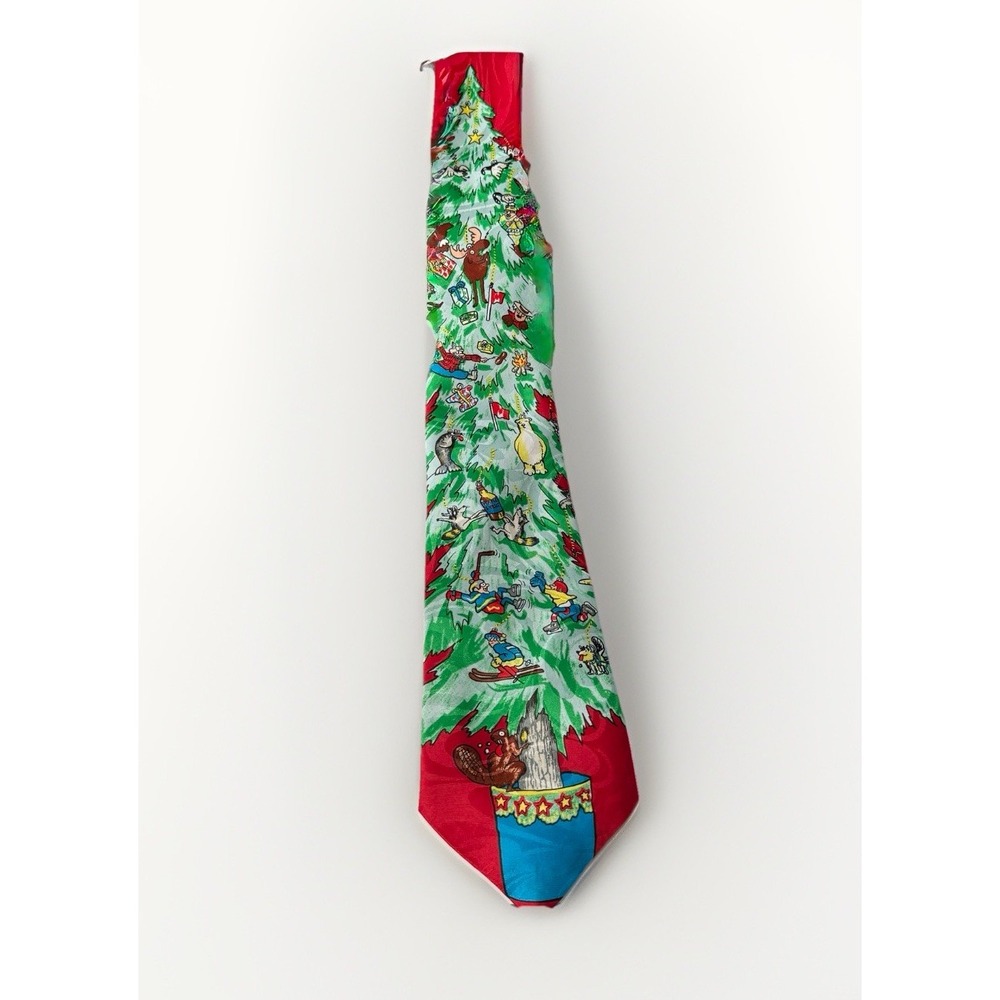 Holiday Collection Mens‎ Christmas Tree Necktie 55'' Long, 3.5'' Wide Funny